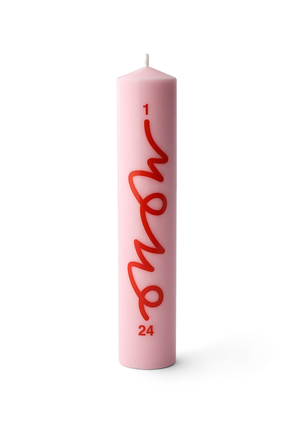 Kalenderlys - Rose/Red